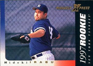 1997 Pinnacle XPress #137 Hideki Irabu NM-MT RC Rookie New York Yankees 