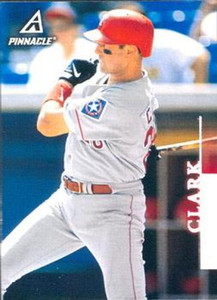 1998 Pinnacle #33 Will Clark NM-MT Texas Rangers 