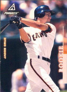 1998 Pinnacle #181 Jacob Cruz NM-MT San Francisco Giants 