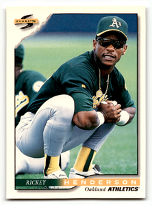 1996 Score #10 Rickey Henderson NM-MT Oakland Athletics 