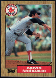 1987 Topps #94 Calvin Schiraldi NM-MT Boston Red Sox 