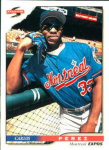 1996 Score #132 Carlos Perez NM-MT Montreal Expos 