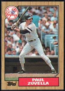 1987 Topps #102 Paul Zuvella NM-MT New York Yankees 