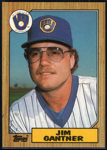 1990 Donruss #291 Jim Gantner NM-MT Milwaukee Brewers - Under the