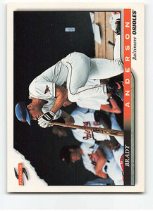 SOLD 153534 1996 Score #331 Brady Anderson NM-MT Baltimore Orioles 