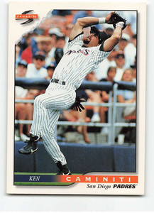 1996 Score #338 Ken Caminiti NM-MT San Diego Padres 