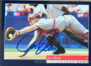 Joe Oliver Autographed 1994 Score #444