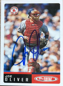 Joe Oliver Autographed 2002 Topps Total #348