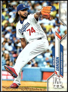 2020 Topps #24 Kenley Jansen NM-MT Los Angeles Dodgers 