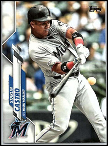2020 Topps #29 Starlin Castro NM-MT Miami Marlins 