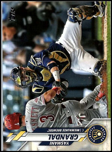 2020 Topps #52 Yasmani Grandal NM-MT Milwaukee Brewers 