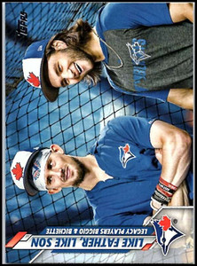 2020 Topps #61 Like Father Like Son NM-MT Toronto Blue Jays 