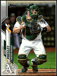 2020 Topps #102 Josh Phegley NM-MT Oakland Athletics 