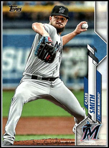 2020 Topps #122 Caleb Smith NM-MT Miami Marlins 
