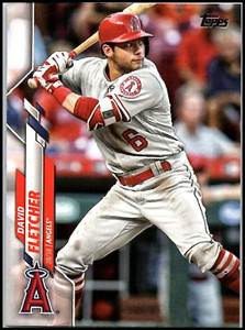 2020 Topps #134 David Fletcher NM-MT Los Angeles Angels 