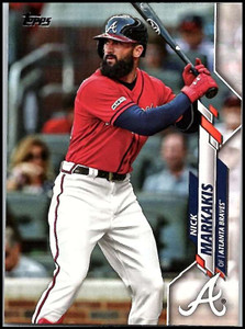 2020 Topps #156 Nick Markakis NM-MT Atlanta Braves 