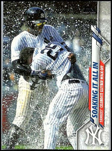 2020 Topps #157 Soaking It All In NM-MT New York Yankees 