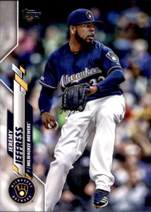 2020 Topps #191 Jeremy Jeffress NM-MT Milwaukee Brewers 