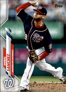 2020 Topps #193 Anibal Sanchez NM-MT Washington Nationals 
