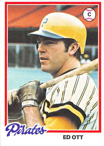 1978 Topps #28 Ed Ott VG Pittsburgh Pirates 