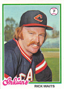 1978 Topps #37 Rick Waits VG Cleveland Indians 