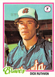 1978 Topps #75 Dick Ruthven VG Atlanta Braves 