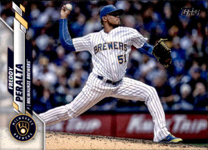 2020 Topps #238 Freddy Peralta NM-MT Milwaukee Brewers 