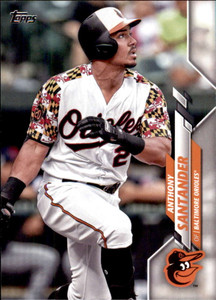 2020 Topps #262 Anthony Santander NM-MT Baltimore Orioles 