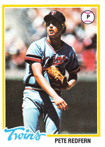 1978 Topps #81 Pete Redfern VG Minnesota Twins 
