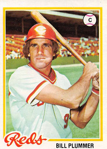 1978 Topps #106 Bill Plummer VG Cincinnati Reds 