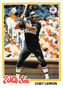 1978 Topps #127 Chet Lemon VG Chicago White Sox 