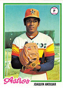 1978 Topps #158 Joaquin Andujar VG Houston Astros 
