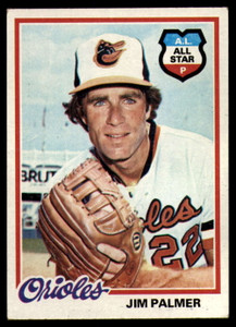 1978 Topps #160 Jim Palmer VG Baltimore Orioles 