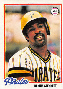 1978 Topps #165 Rennie Stennett VG Pittsburgh Pirates 