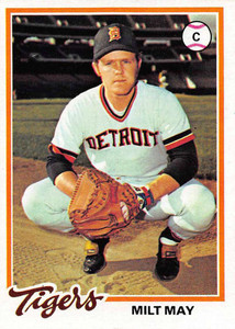 1978 Topps #176 Milt May VG Detroit Tigers 