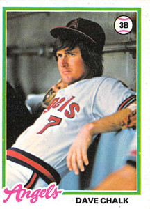 1978 Topps #178 Dave Chalk VG California Angels 