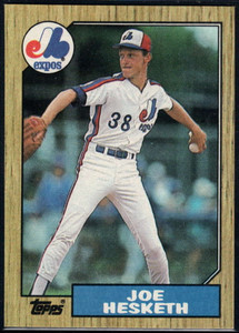 1987 Topps #189 Joe Hesketh NM-MT Montreal Expos 