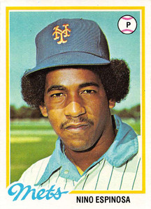 1978 Topps #197 Nino Espinosa VG New York Mets 