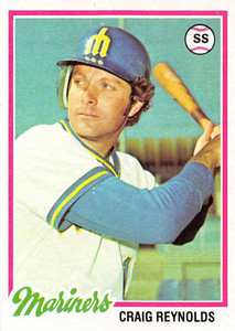 1978 Topps #199 Craig Reynolds VG Seattle Mariners 
