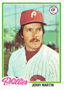 1978 Topps #222 Jerry Martin VG Philadelphia Phillies 