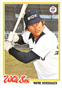 1978 Topps #231 Wayne Nordhagen VG RC Rookie Chicago White Sox 