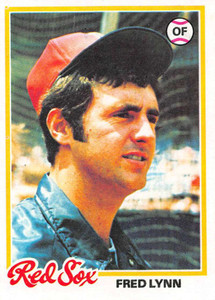 SOLD 18442 1978 Topps #320 Fred Lynn VG Boston Red Sox 
