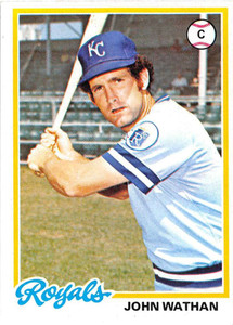 1978 Topps #343 John Wathan DP VG Kansas City Royals 