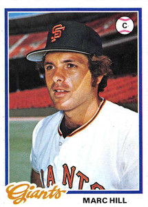 1978 Topps #359 Marc Hill VG San Francisco Giants 