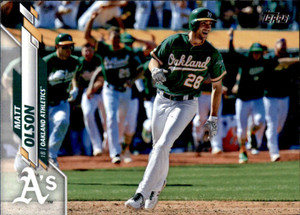 2020 Topps #319 Matt Olson NM-MT Oakland Athletics 