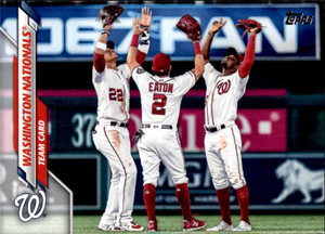 2020 Topps #329 Washington Nationals NM-MT 