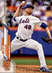 2020 Topps #332 Jacob deGrom NM-MT New York Mets 