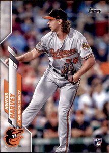 2020 Topps #364 Hunter Harvey NM-MT RC Rookie Baltimore Orioles 