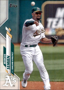 2020 Topps #366 Marcus Semien NM-MT Oakland Athletics 