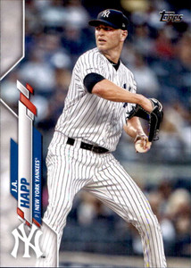 2020 Topps #419 J.A. Happ NM-MT New York Yankees 